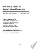 1986 Annual Report on Alaska's Mineral Resources