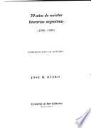 30 años de revistas literarias argentinas