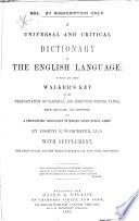 A Universal and Critical Dictionary of the English Language
