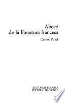 Abecé de la literatura francesa