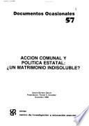 Acción Comunal y política estatal