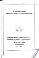 An Historical Study of the Air Force Reserve Officers' Training Corps