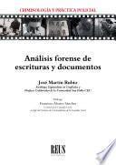 Análisis forense de escrituras y documentos