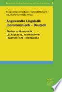 Angewandte Linguistik Iberoromanisch - Deutsch