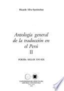 Antología general de la traducción en el Perú