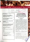 Bender's Labor & Employment Bulletin