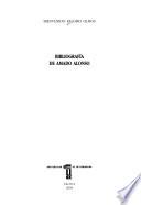 Bibliografía de Amado Alonso