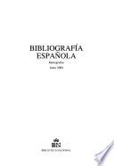 Bibliografía española