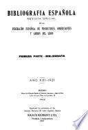 Bibliografía española