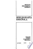 Bibliografía española
