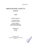 Bibliographic Guide to Dance