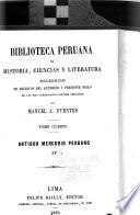 Biblioteca peruana de historia, ciencias y literatura