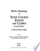 BNA's Directory of State Courts, Judges, and Clerks