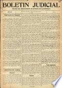 Boletín judicial