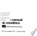 Boletín mensual de estadística