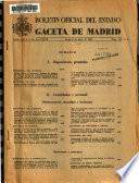 Boletín oficial del estado: Gaceta de Madrid