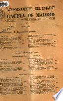 Boletín oficial del estado: Gaceta de Madrid