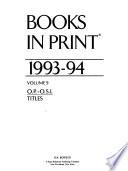 Books in Print