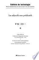 Cahiers de lexicologie