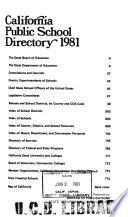 California Public School Directory