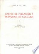 Cartas de población y franquicia de Cataluña