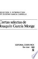 Cartas selectas de Joaquín García Monge