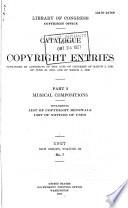 Catalog of Copyright Entries