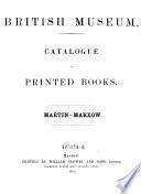 Catalogue of Printed Books