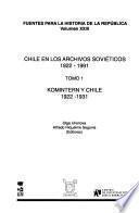 Chile en los archivos soviéticos, 1922-1991