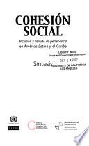 Cohesión social: Síntesis