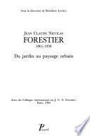Colloque international sur J. C. N. Forestier