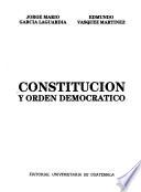 Constitución y orden democrático