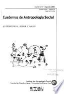 Cuadernos de antropología social