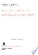 Cultura y literatura españolas en Rubén Darío