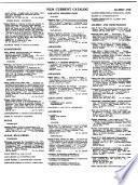 Current Catalog