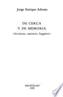 De cerca y de memoria