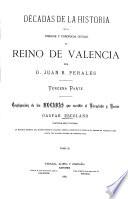 Décadas de la historia de la insigne y coronada ciudad y reino de Valencia