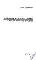 Democracia en tiempos de crisis