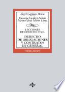 Derecho de obligaciones y contratos en general