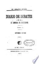 Diario de debates de la H. Cámara de Diputados