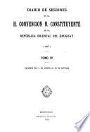 Diario de sesiones de la h. Convención n. constituyente de la República Oriental del Uruguay