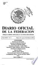 Diario oficial de la federación
