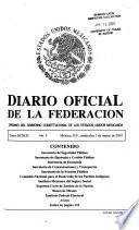 Diario oficial de la federación