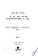 Diccionario de la Guerra de la Independencia 1808-1814