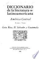 Diccionario de la literatura latinoamericana