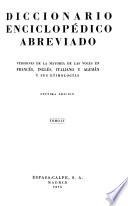 Diccionario enciclopédico abreviado