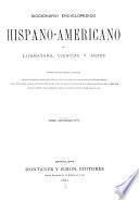 Diccionario enciclopedico hispano-americano de literatura, ciencias y artes