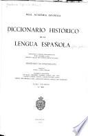 Diccionario histórico de la lengua española