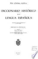 Diccionario histórico de la lengua española: [pt. 1, fasc. 1-4]. a-acordar