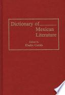 Dictionary of Mexican Literature